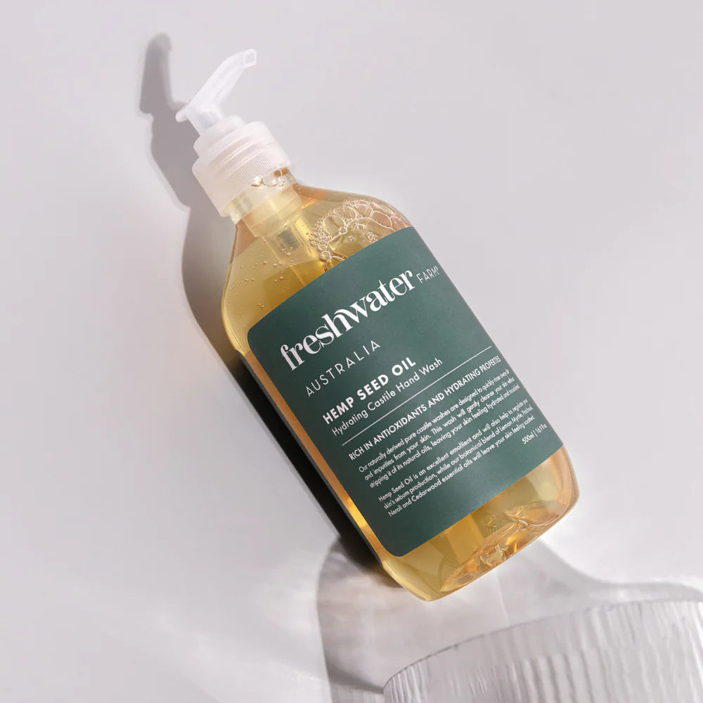 Natural Hand Wash | Hydrating | Hemp Seed Oil | 500ml | 天然洗手液 | 補濕 | 大麻籽油 | 500毫升