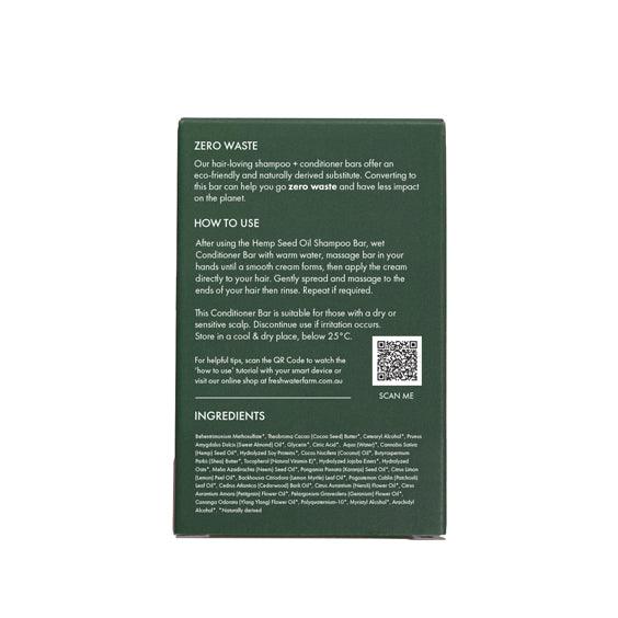Natural Conditioner Bar | Hydrating | Hemp Seed Oil | Ingredients | 天然護髮皂 | 保濕 | 大麻籽油 | 成分