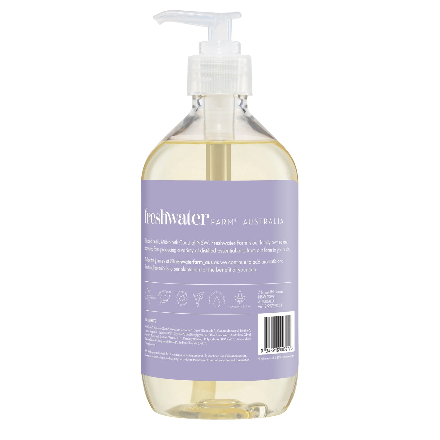 Natural Hand Wash | Relaxing | Lavender Oil | Ingredients | 天然洗手液 | 舒緩 | 薰衣草精油 | 成分
