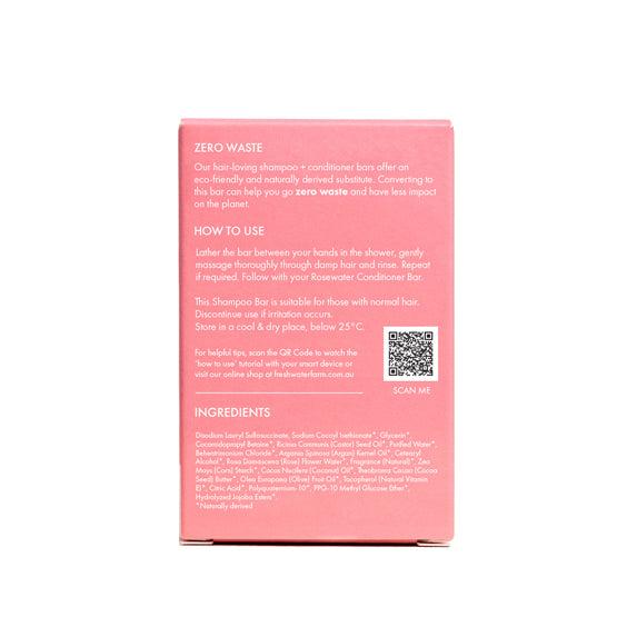 Natural Conditioner Bar | Moisturising | Rosewater | Ingredients | 天然護髮皂 | 滋潤 | 玫瑰水 | 成分