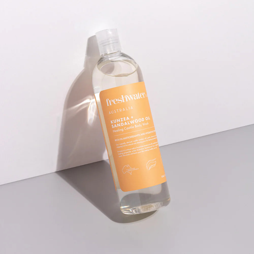 Natural Body Wash | Healing | Sandalwood + Kunzea Oil | 500ml | 天然沐浴露 | 療愈 | 檀香 + 昆士亞精油 | 500毫升