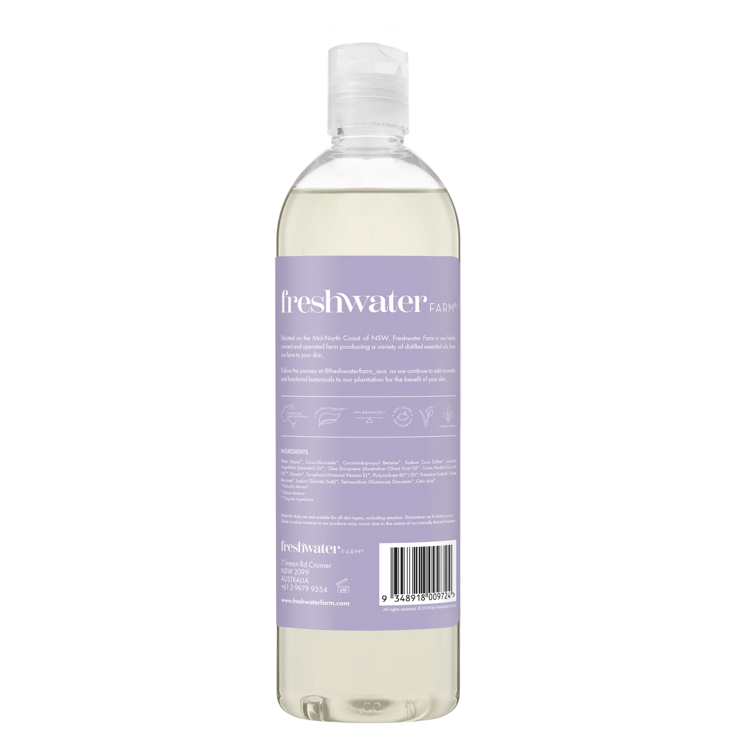 Natural Body Wash | Relaxing | Lavender Oil | Ingredients | 天然沐浴露 | 舒緩 | 薰衣草精油 | 成分