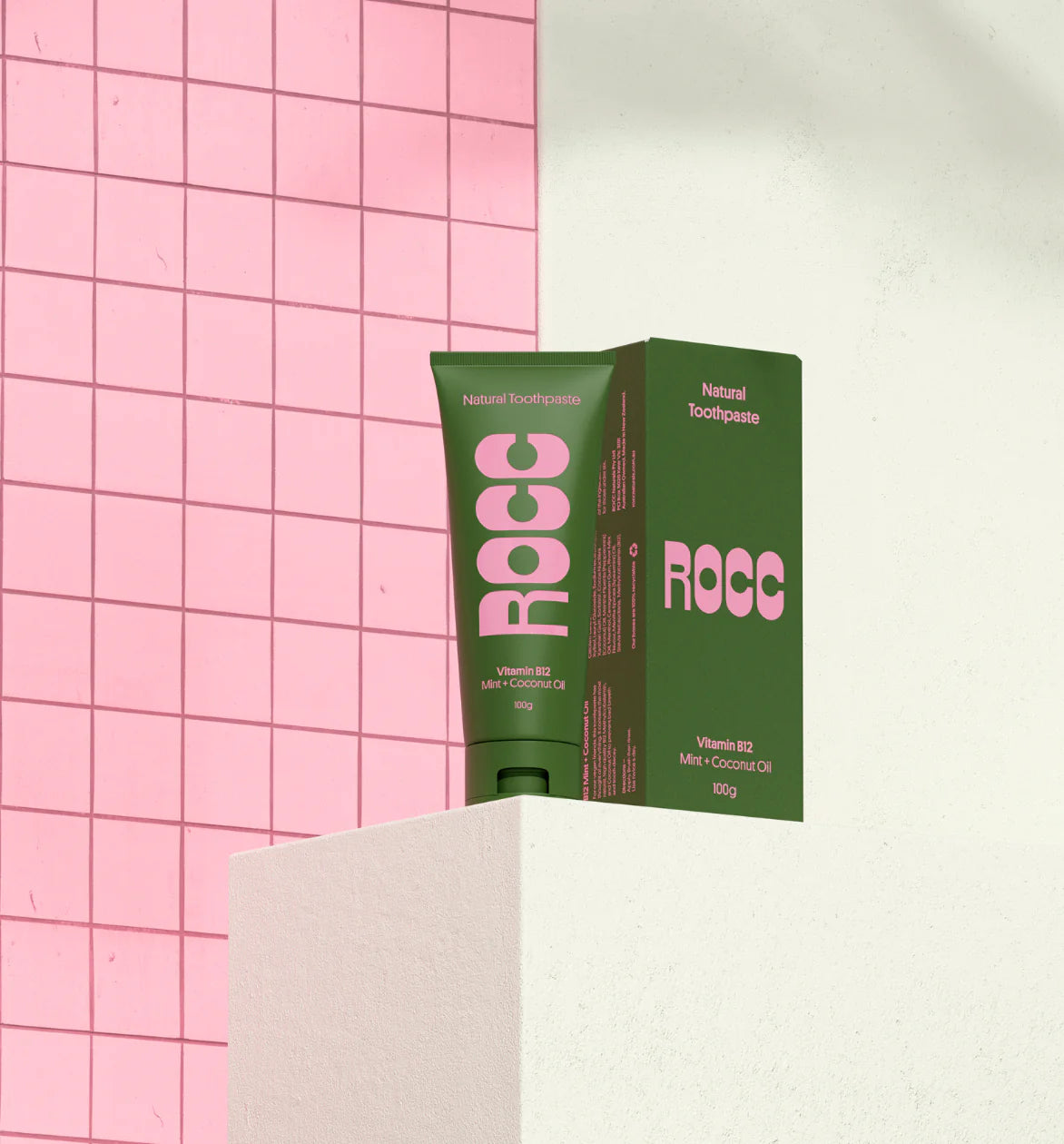 Natural Fluoride-Free Toothpaste | Vitamin B12 Mint + Coconut Oil | Fluoride FREE | 100g | 天然無氟牙膏 | 維他命B12 薄荷 + 椰子油 | 100克