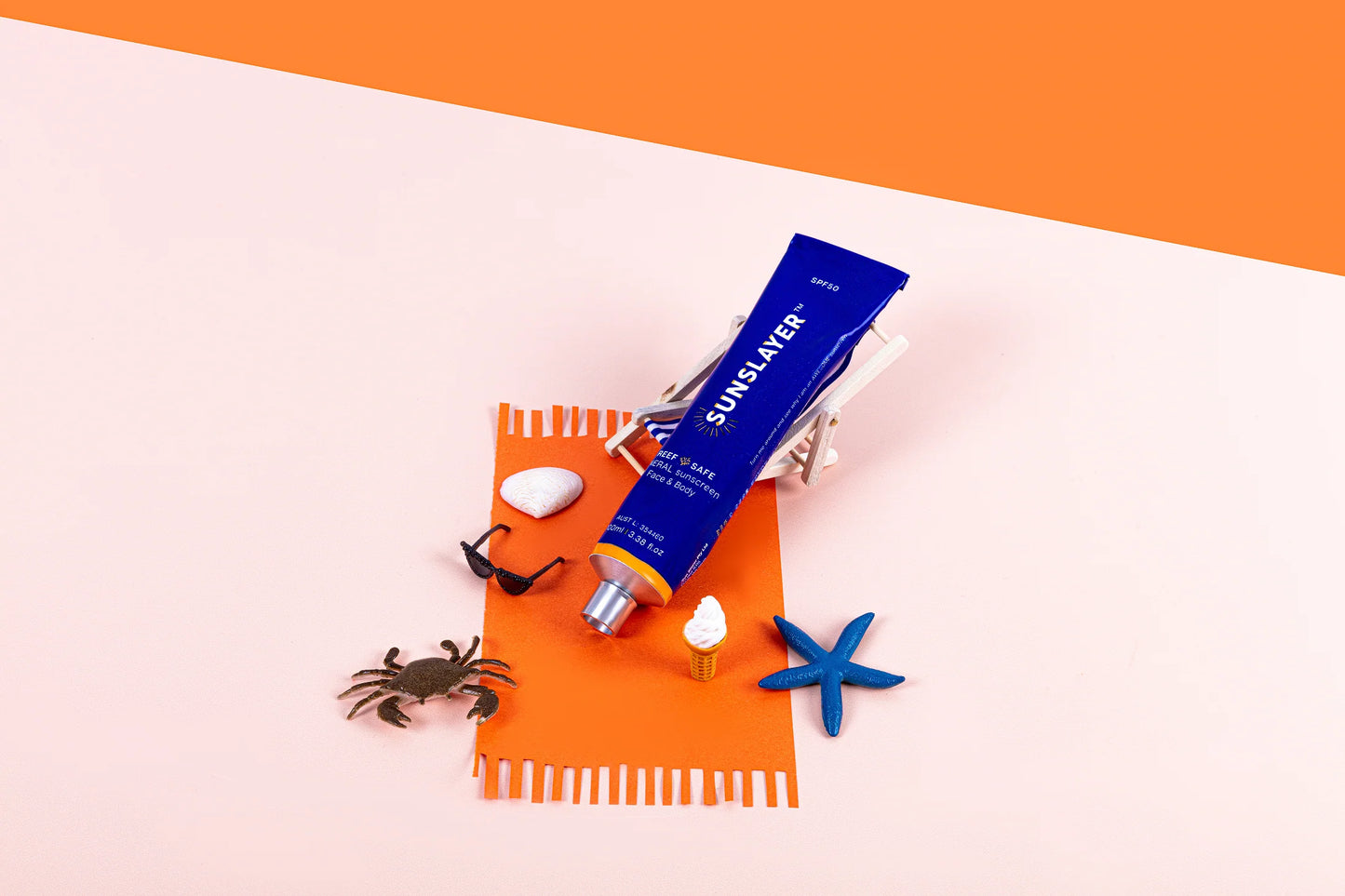 Natural Sunscreen | SPF50+ | Reef & Ocean Safe | 100ml | 天然防曬乳霜 | SPF50+ | 珊瑚礁與海洋安全 | 100毫升