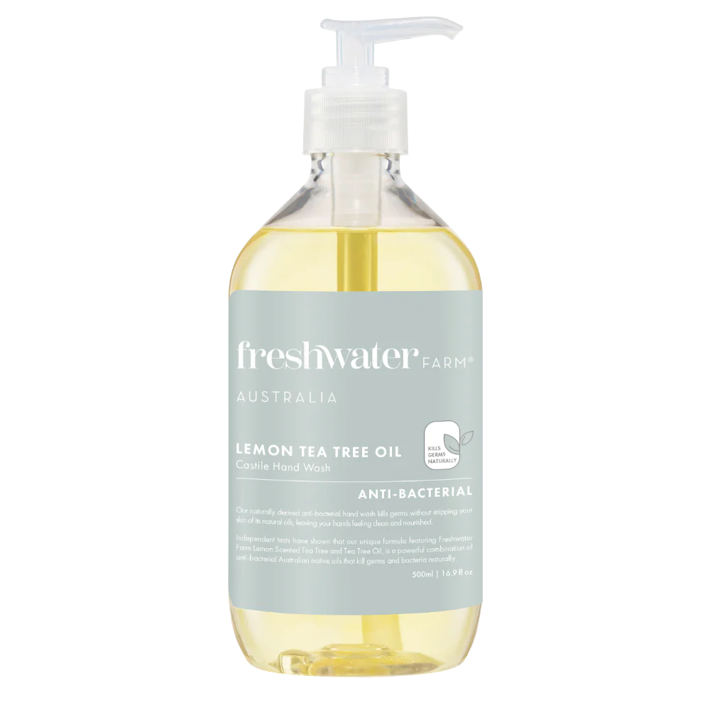 Natural Hand Wash | Anti-Bacterial | Lemon Tea Tree Oil | 500ml | 天然洗手液 | 抗菌 | 檸檬 茶樹油 | 500毫升